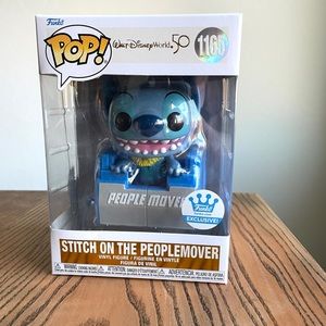 Stitch on Peoplemover Funko Pop
